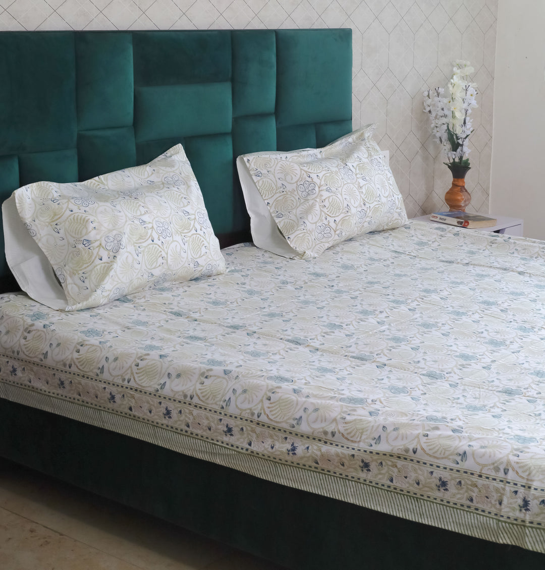 Hand Block print Bedsheet