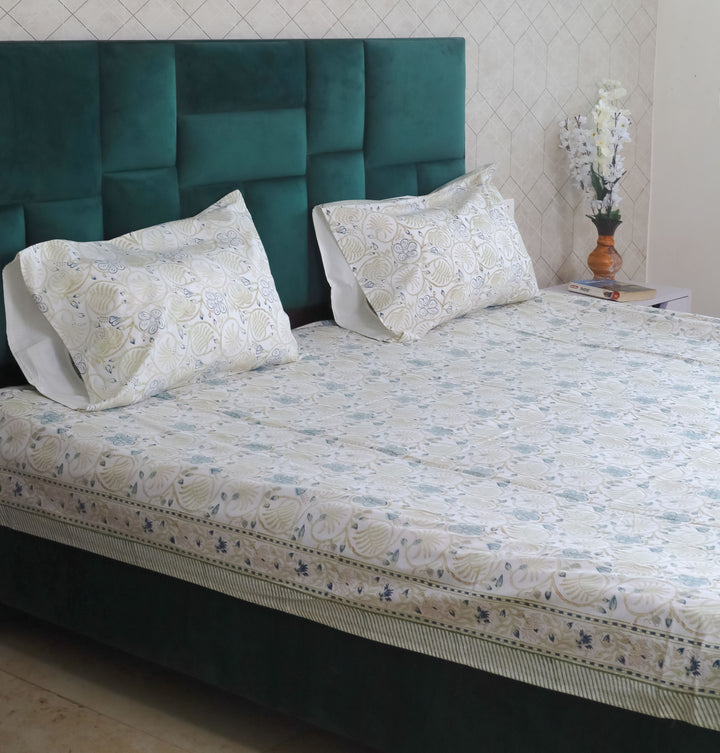 Hand Block print Bedsheet
