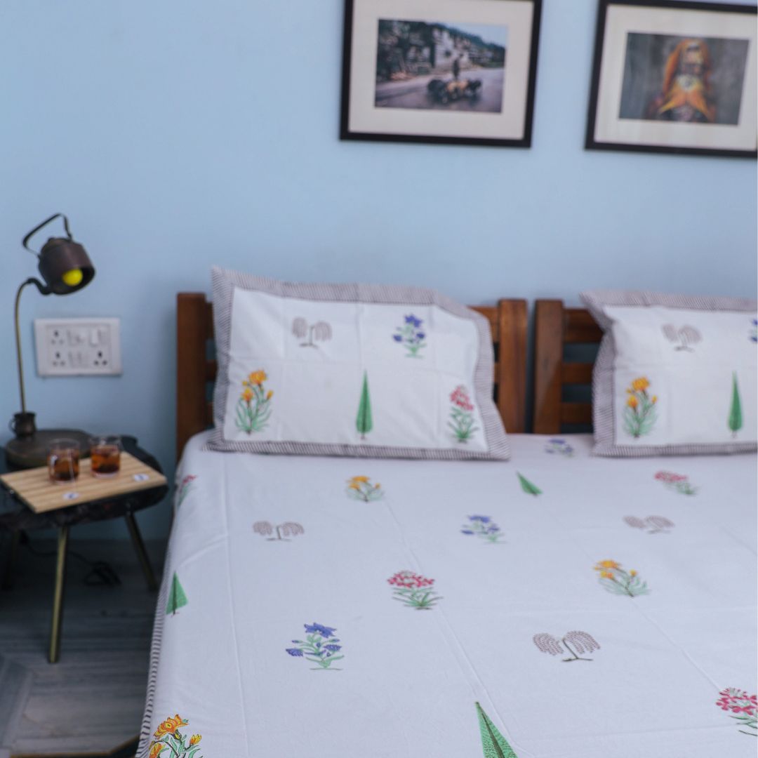 pure cotton bed sheets
