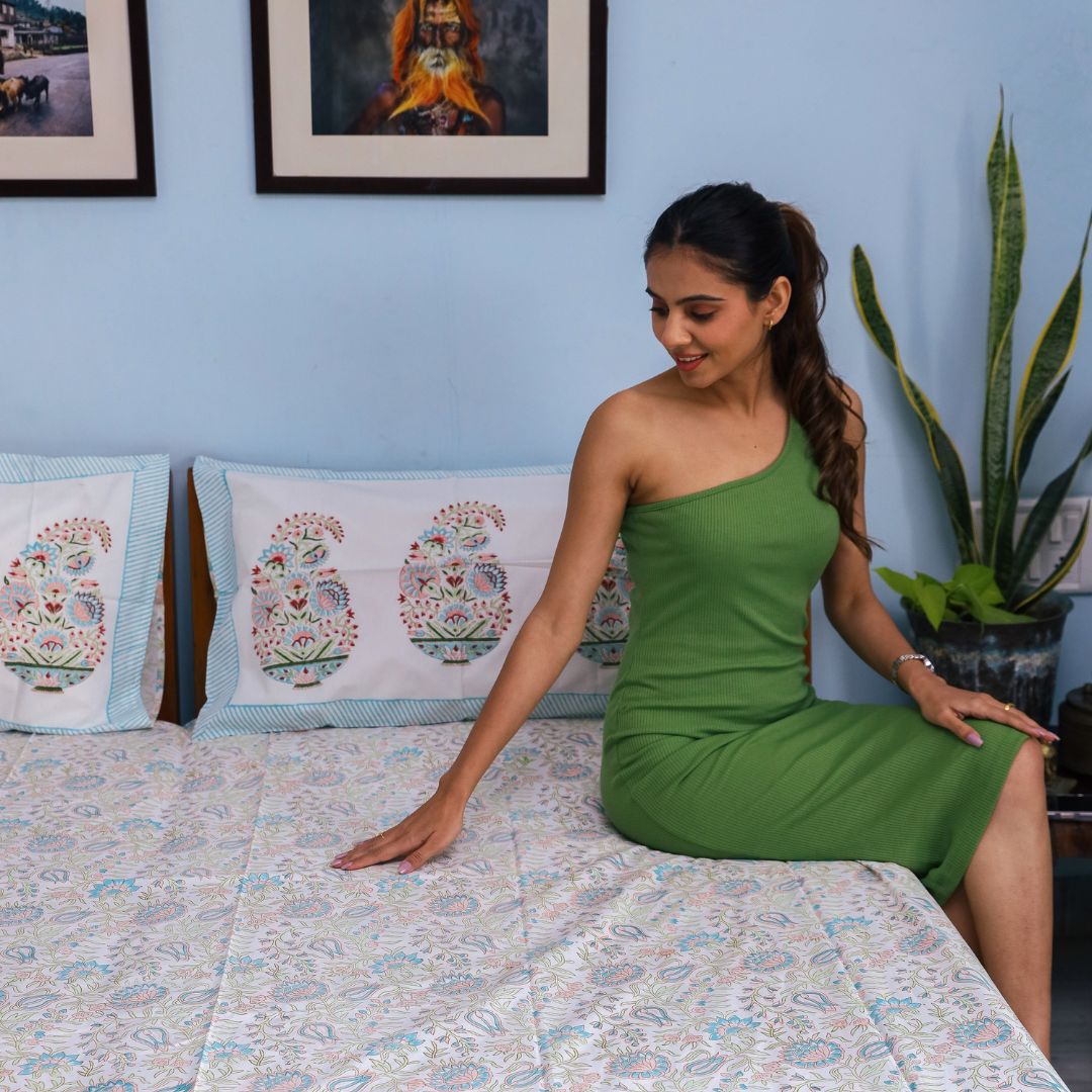 pure cotton bed sheets