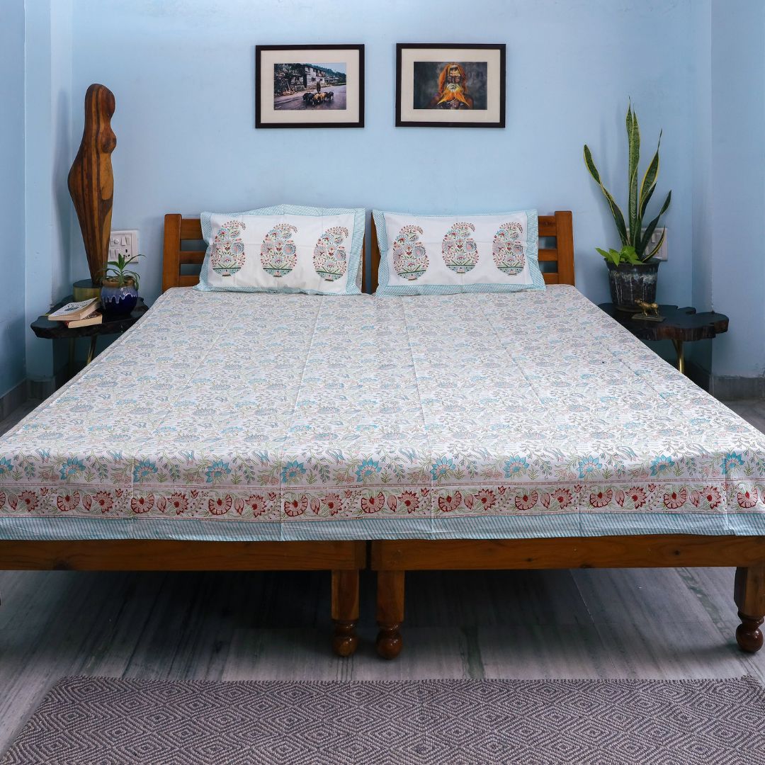 pure cotton bed sheets