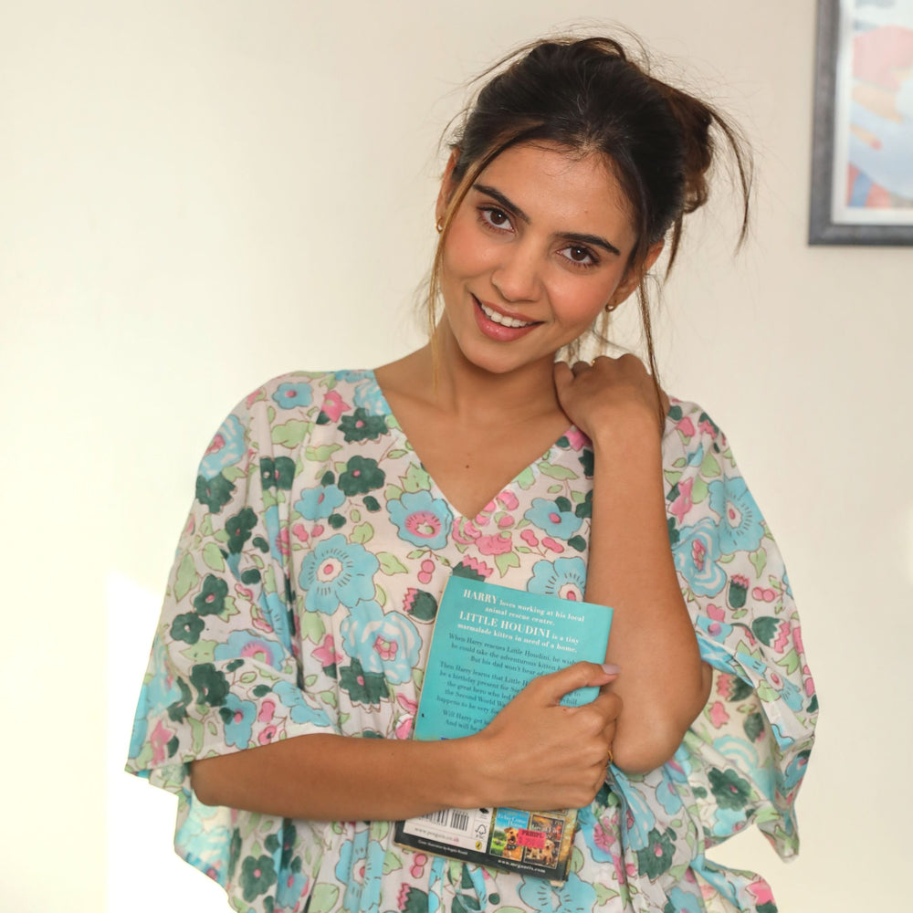 Hand Block Print Kaftan