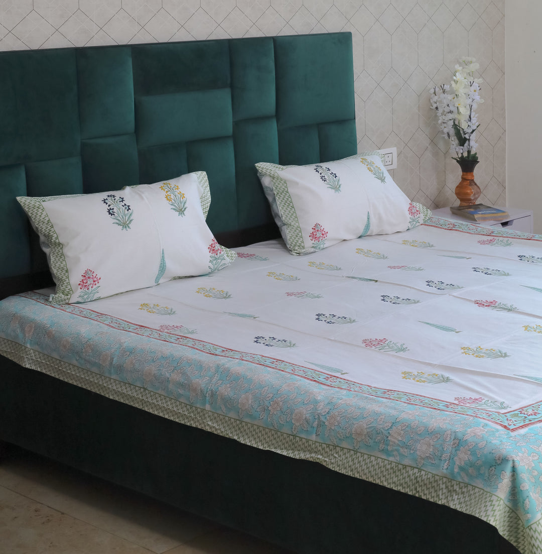 Hand Block Bedsheet 