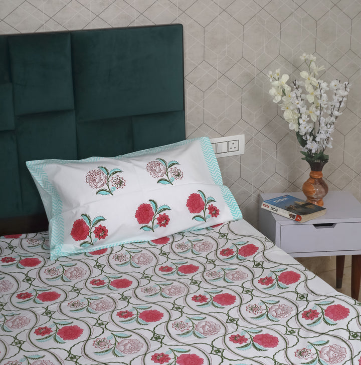 hand block print bedsheet