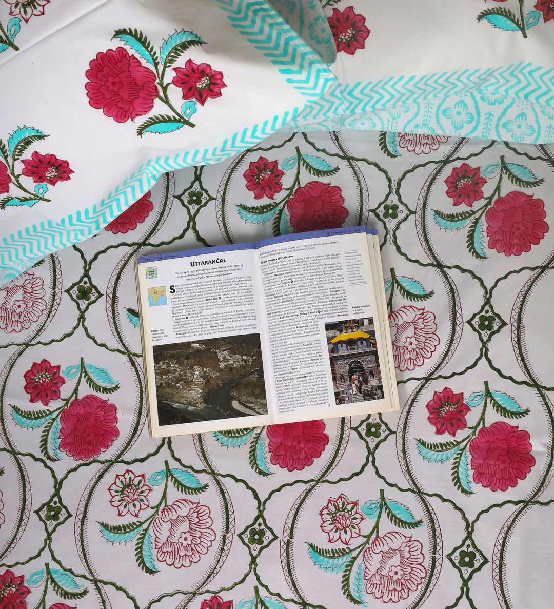 hand block print bedsheet