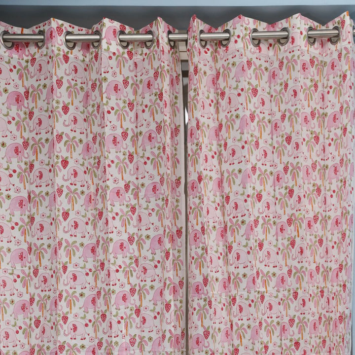 Cotton Ethnic motifs Printed Curtains - Set of 2