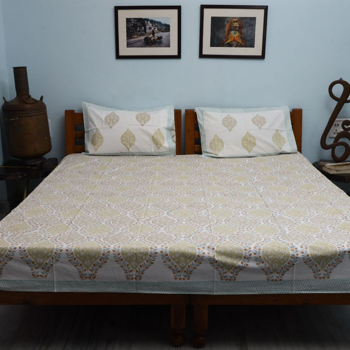 Bedsheets with Handblock Prints Classic Style for Your House