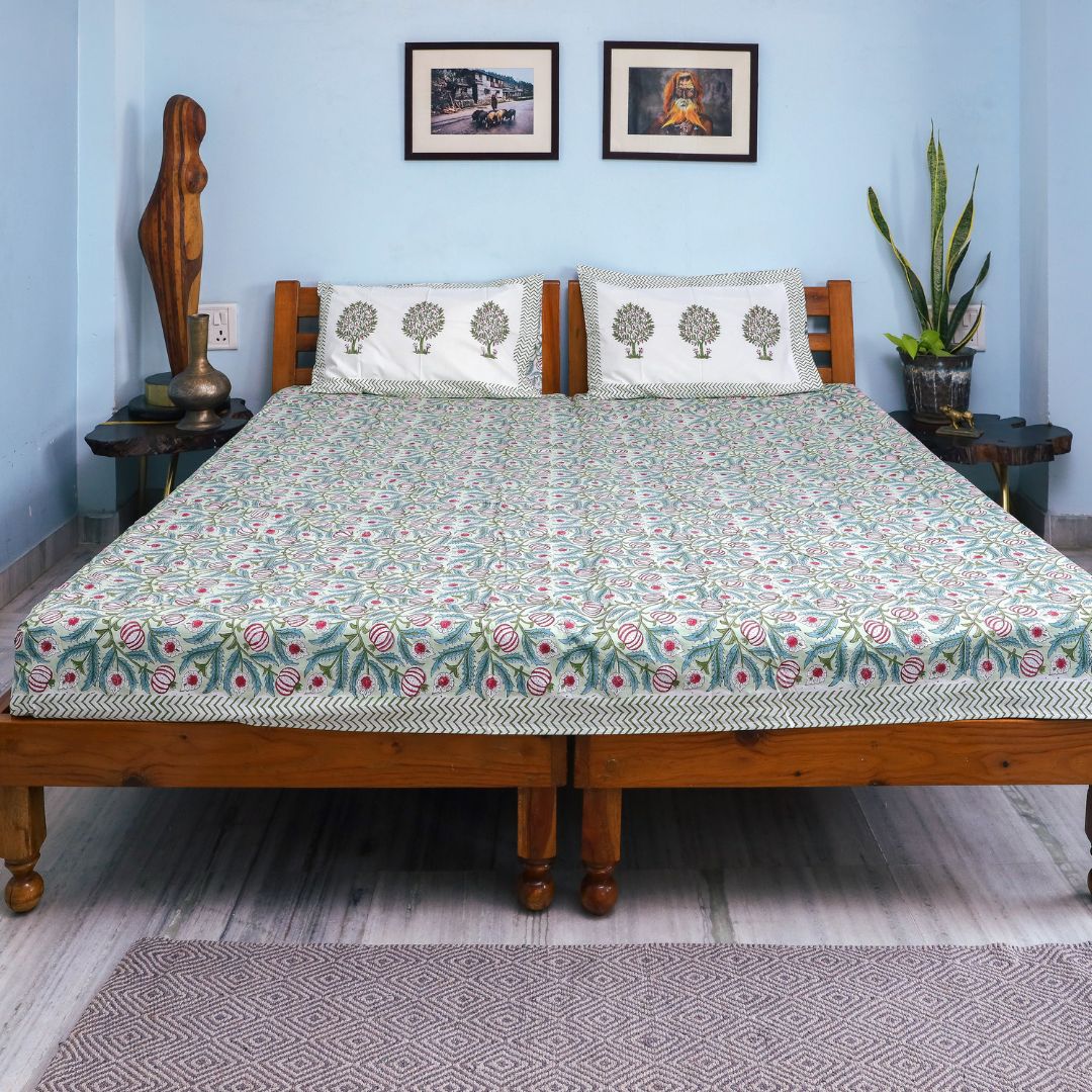 Hand Block Print Bedsheets: Artisanal Elegance for Your Bedroom