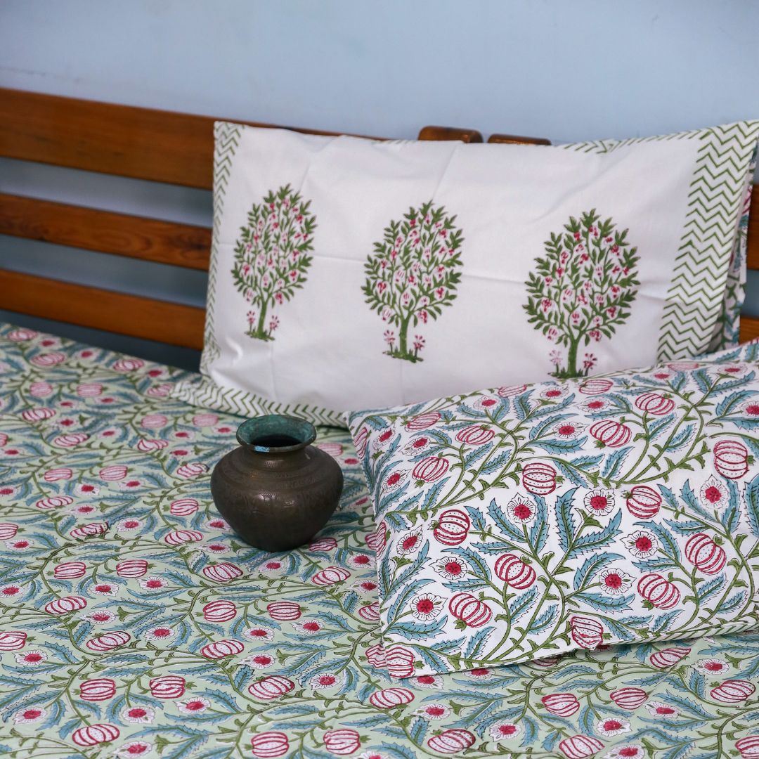 Hand Block Print Bedsheets: Artisanal Elegance for Your Bedroom