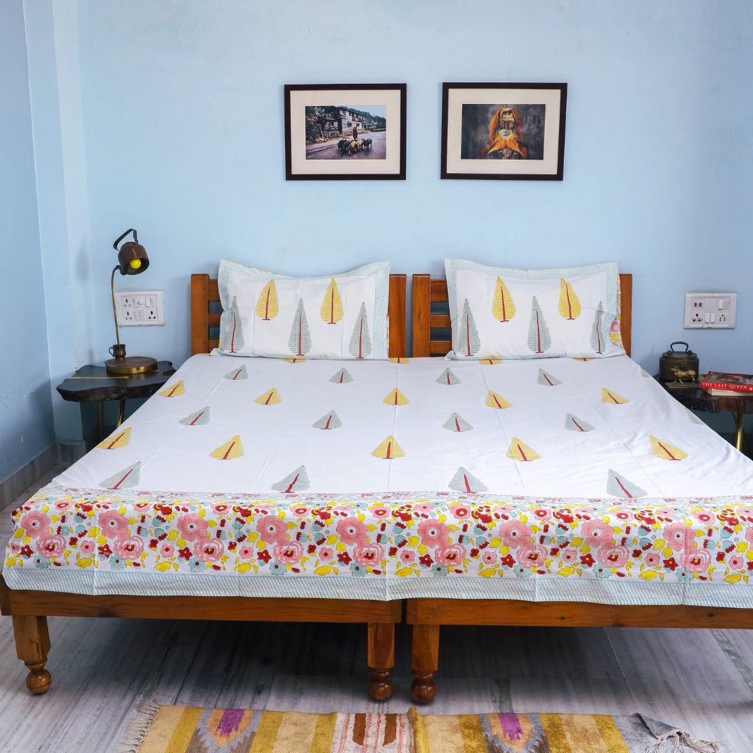 Hand Block Print Bedsheets: Artisanal Elegance for Your Bedroom