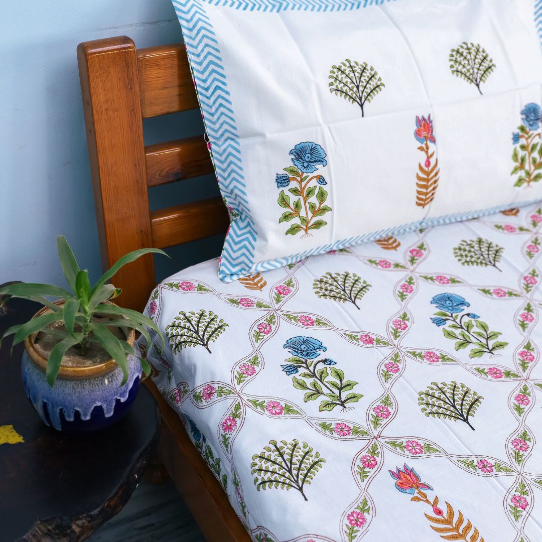 Hand Block Print Bedsheets: Artisanal Elegance for Your Bedroom