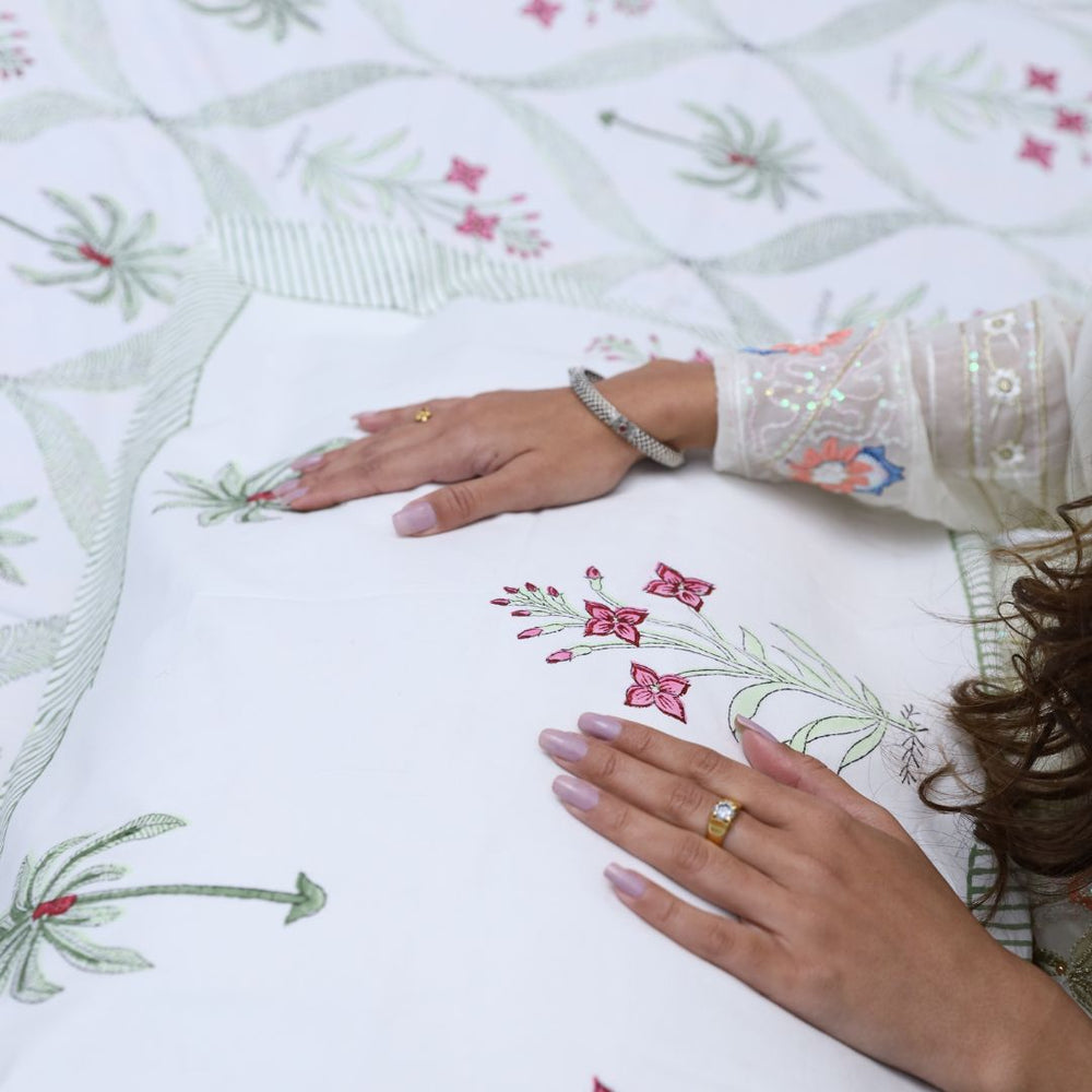 pure cotton bed sheets
