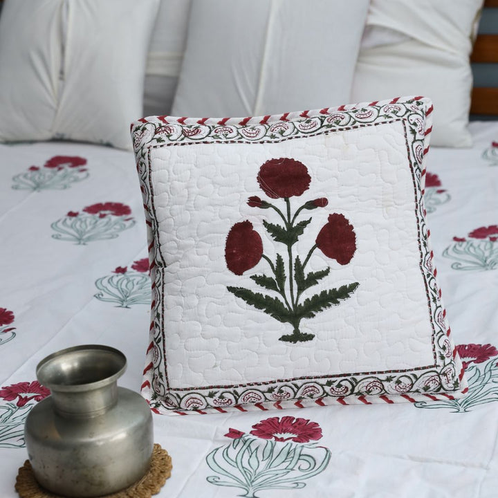 Frost Cushion 100% cotton thread embroidered cushion cover for sofa