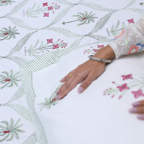 pure cotton bed sheets